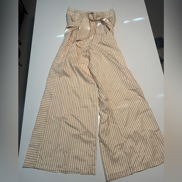 c/meo collective yellow and white striped pants Size S - Picture 1 of 8